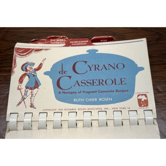 Cyrano de Casserole Cookbook Fragrant Casserole Recipes By Ruth Chier Rosen 1955 - Picture 5 of 8
